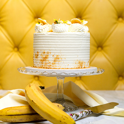 Banana Cream Layer Cake