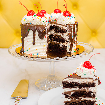 Hot Fudge Layer Cake