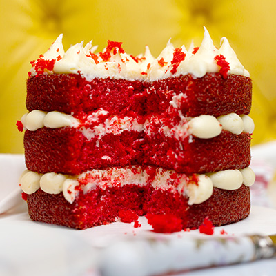 Red Velvety Layer Cake