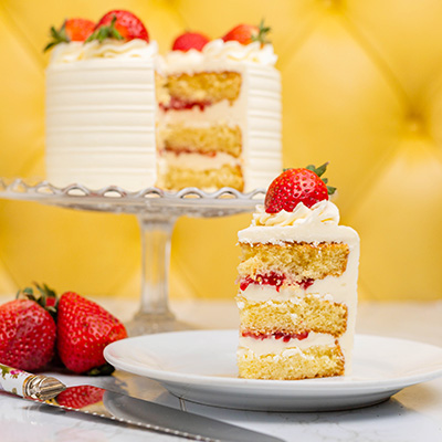 Strawberry Fields Layer Cake