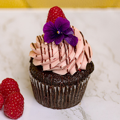 Chocolate Raspberry Cupcake