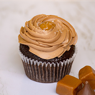 Cupcake-Flavor_Chocolate-Salted-Caramel Chocolate Salted Caramel Cupcake