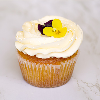 White Wedding Cupcake