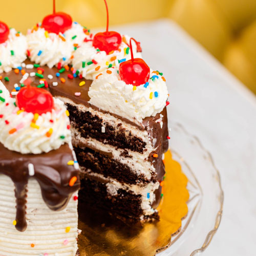 Hot Fudge Sundae Layercake