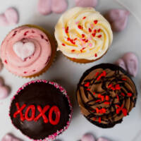 Valentine’s Day 4-pack cupcakes